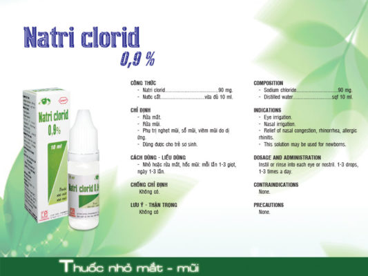 Natri Clorid 0,9% HCM