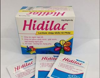 Hidilac gói giúp trẻ ăn ngon ngủ tốt hộp 30 gói.